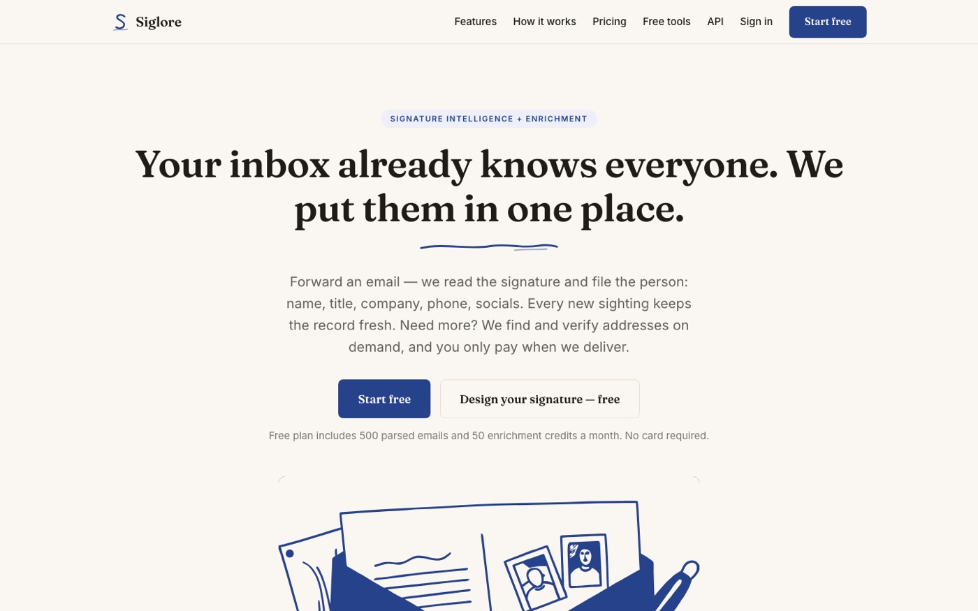 Screenshot of siglore.com