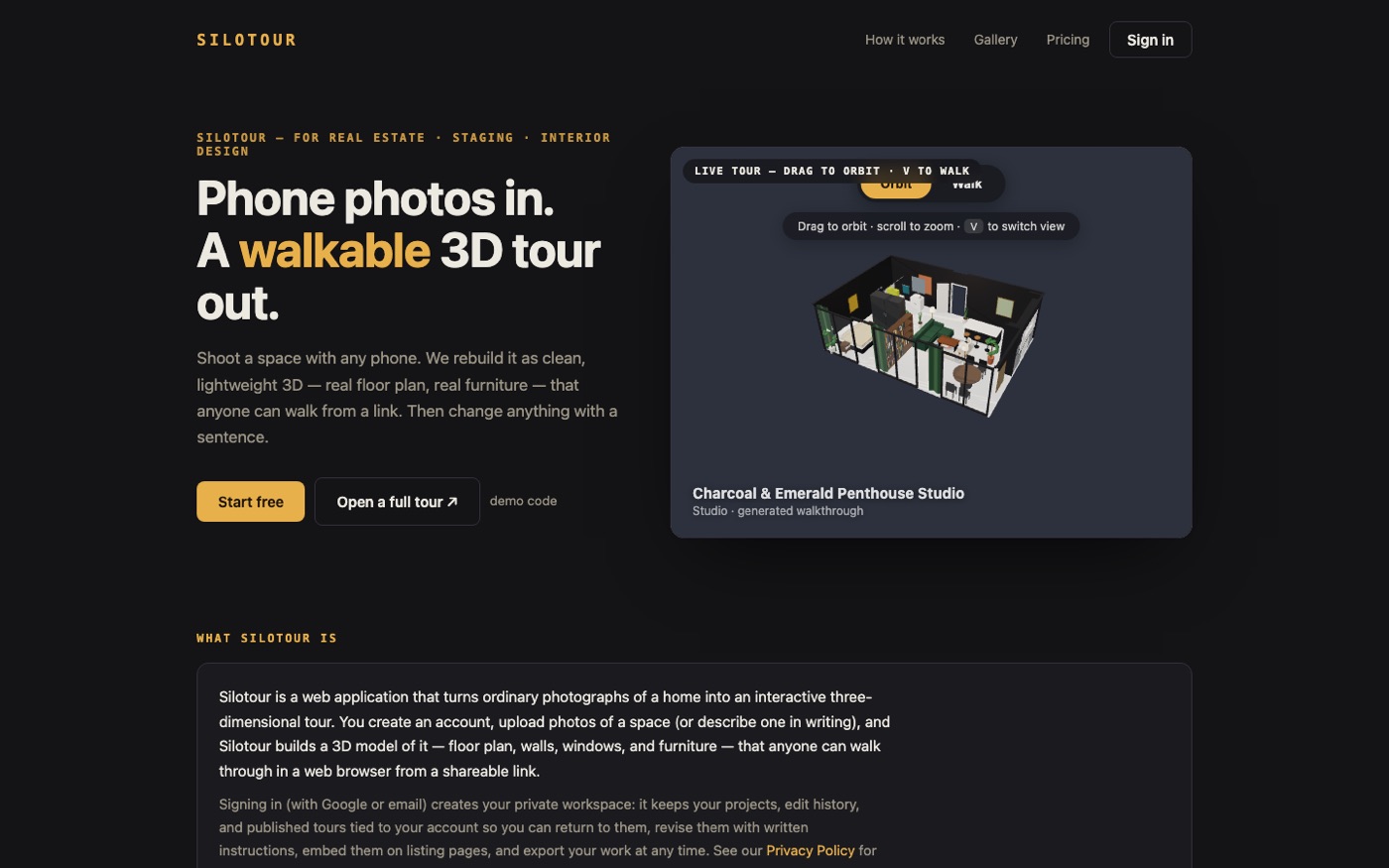 Screenshot of silotour.com